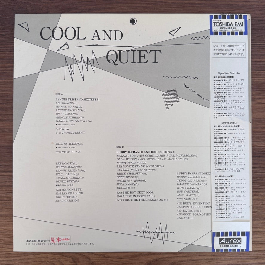 Lennie Tristano, Buddy DeFranco – Cool & Quiet
