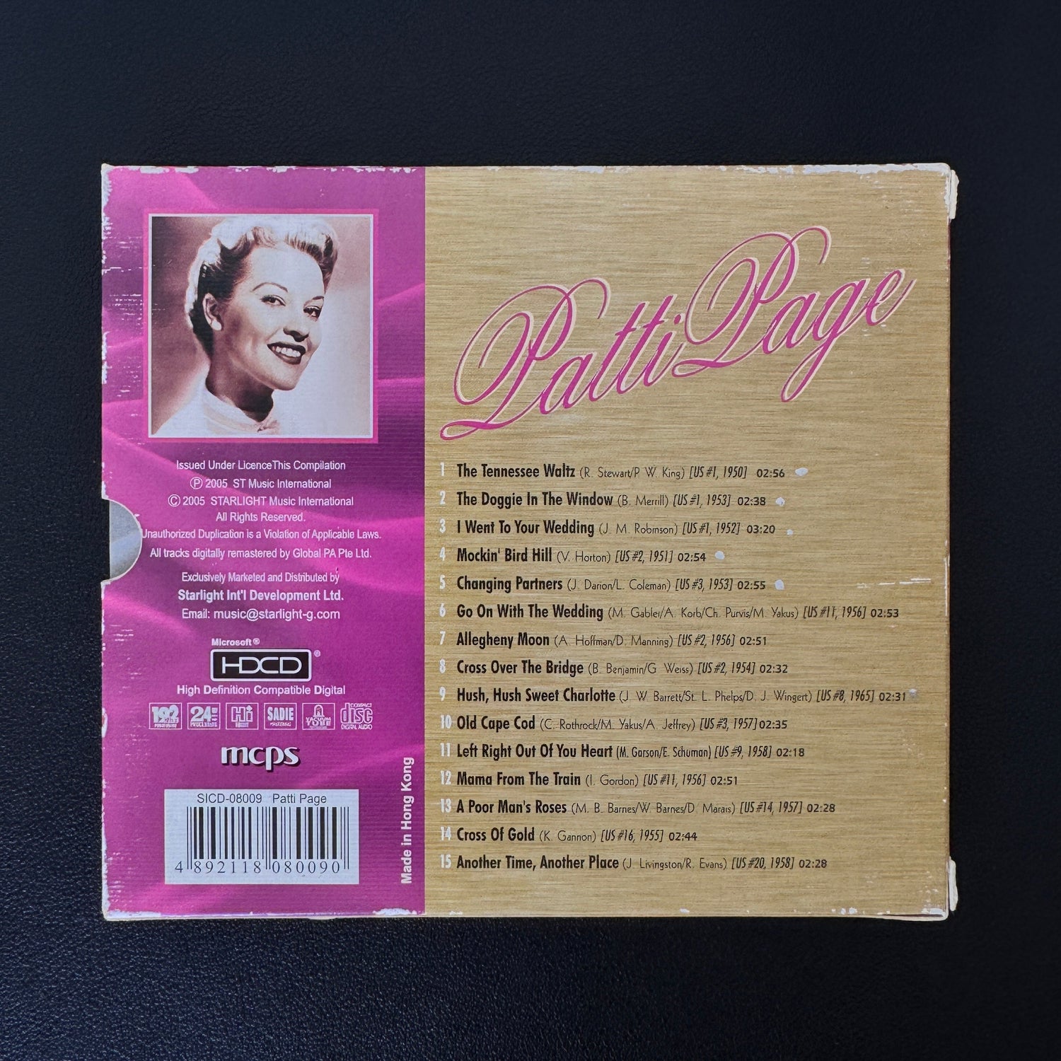 Patti Page – The Very Best Of Patti Page - Original Greatest Hit CD Japan Vinyl
