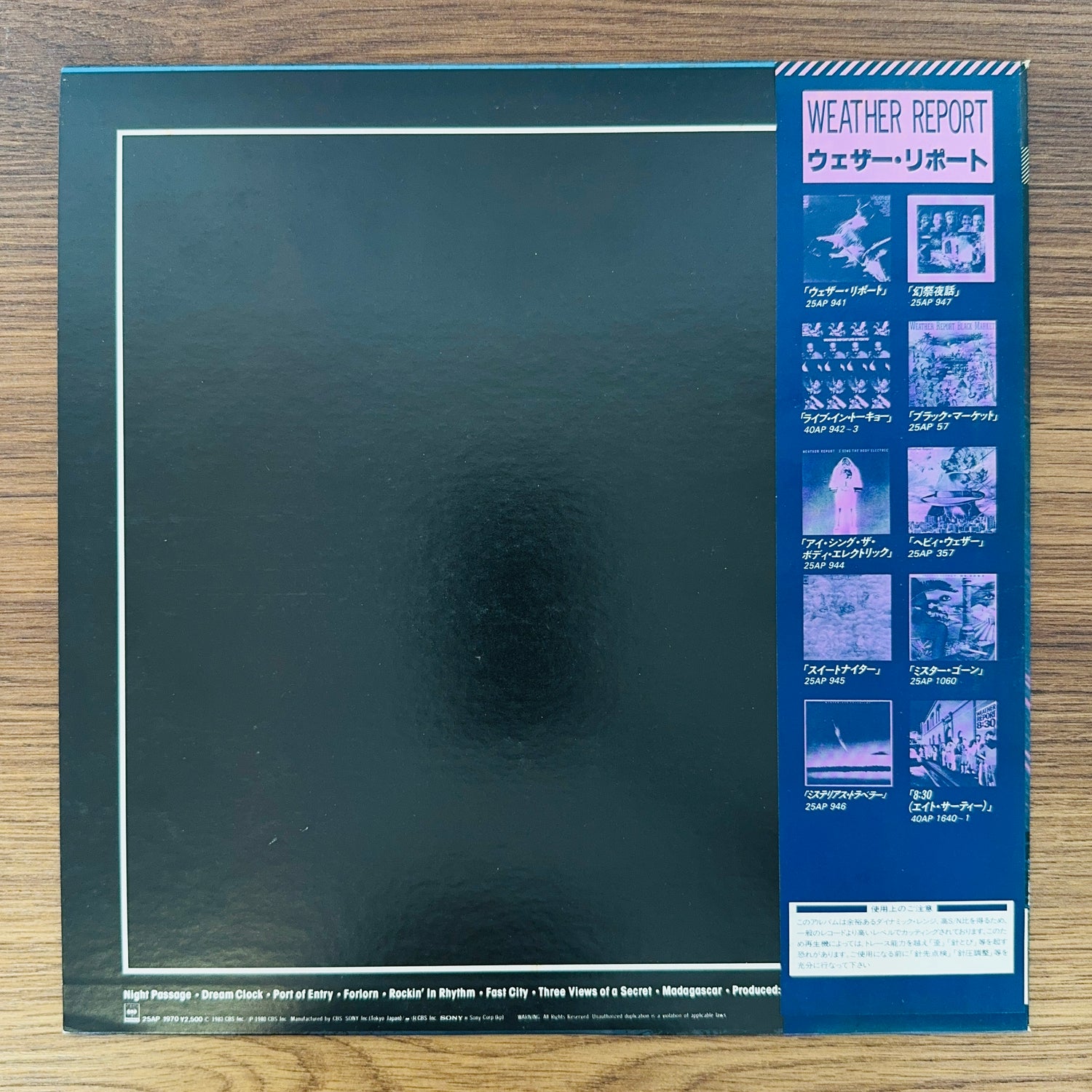 Weather Report – Night Passage