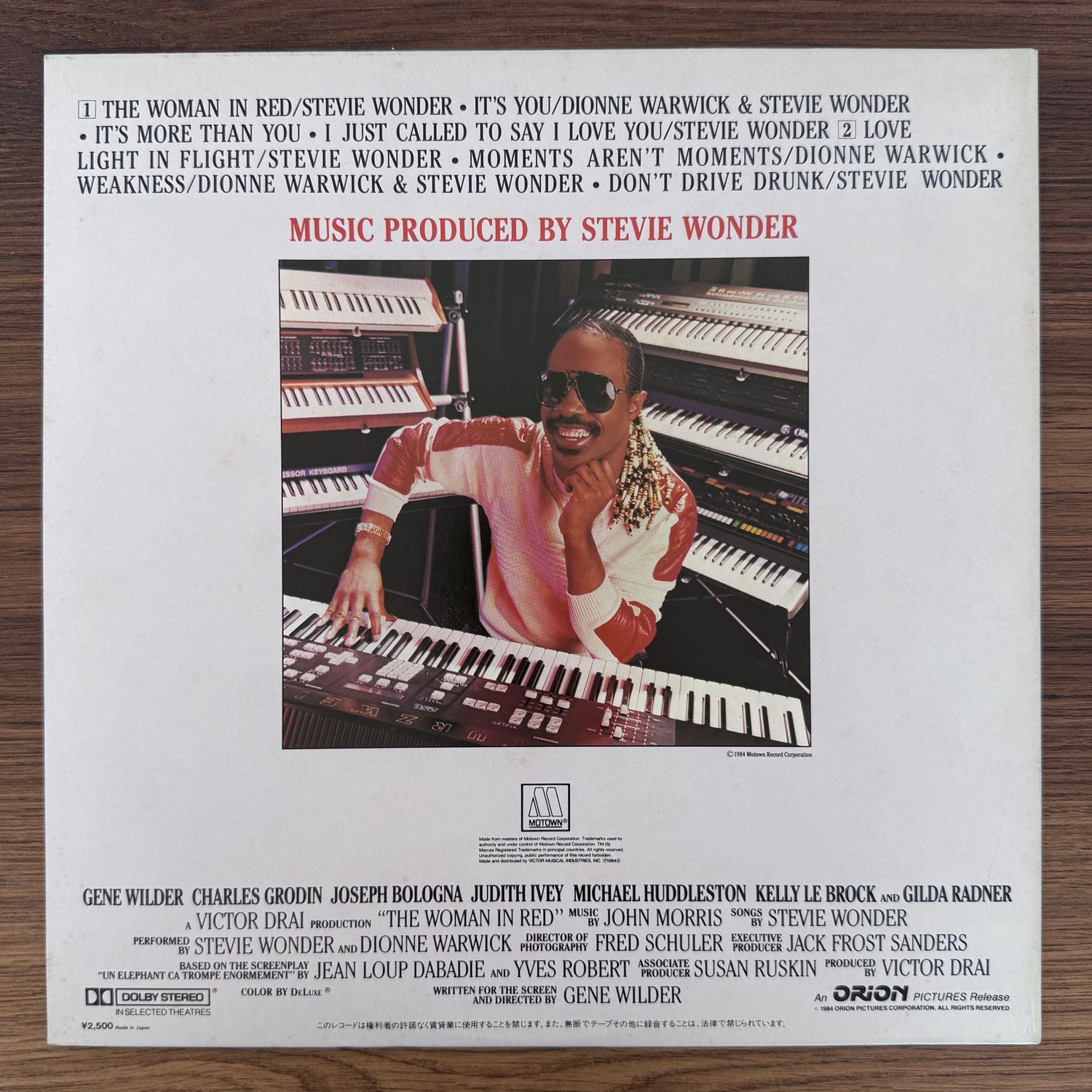 Stevie Wonder – The Woman In Red Original Soundtrack