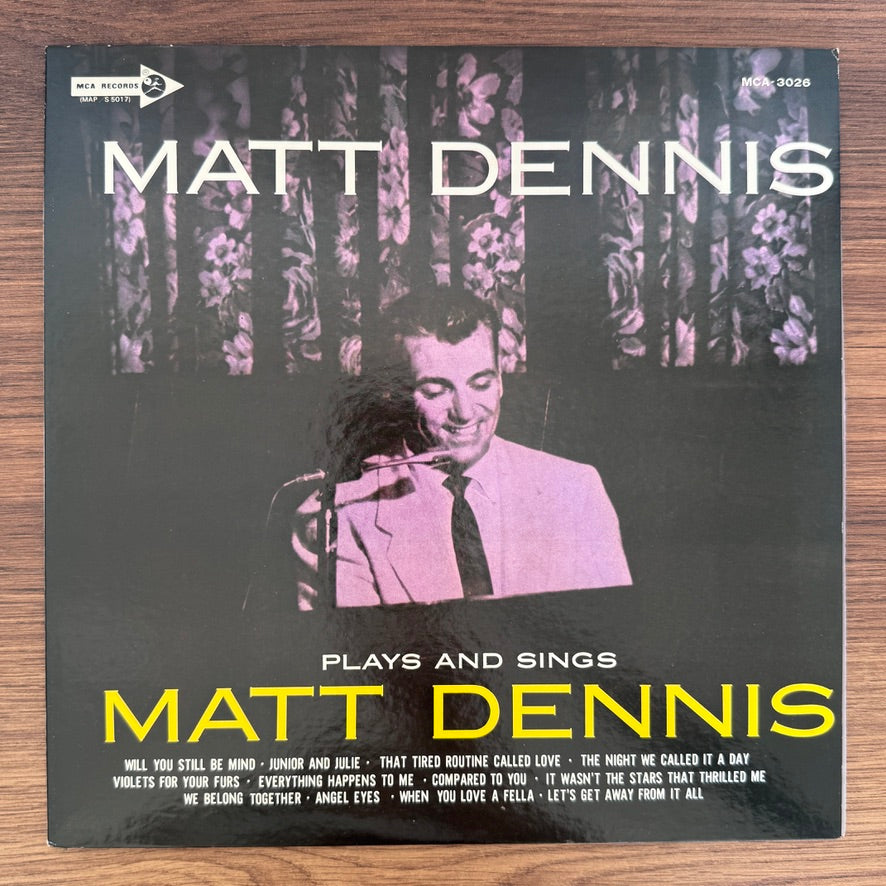 Matt Dennis – Plays And Sings Matt Dennis