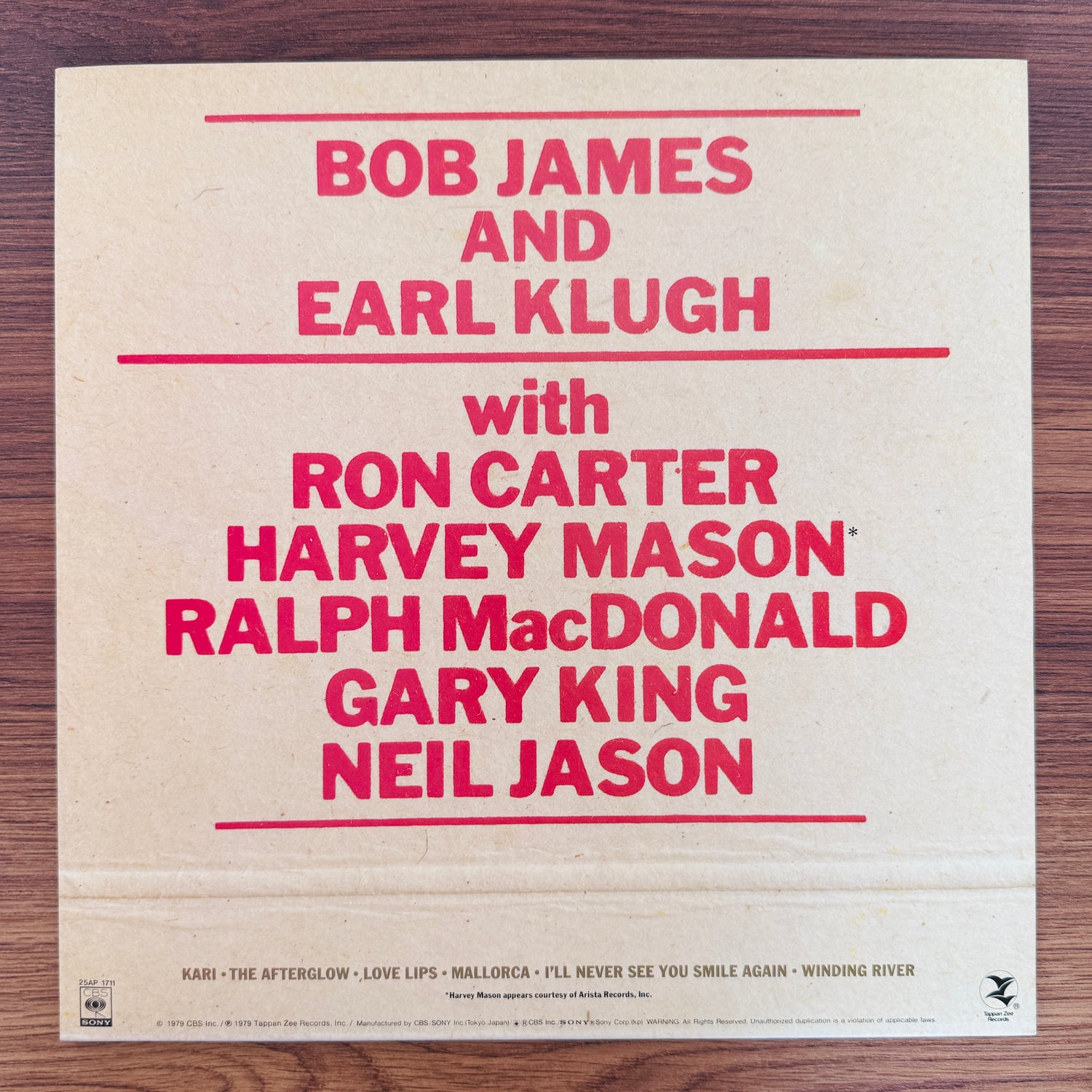 Bob James And Earl Klugh – One On One