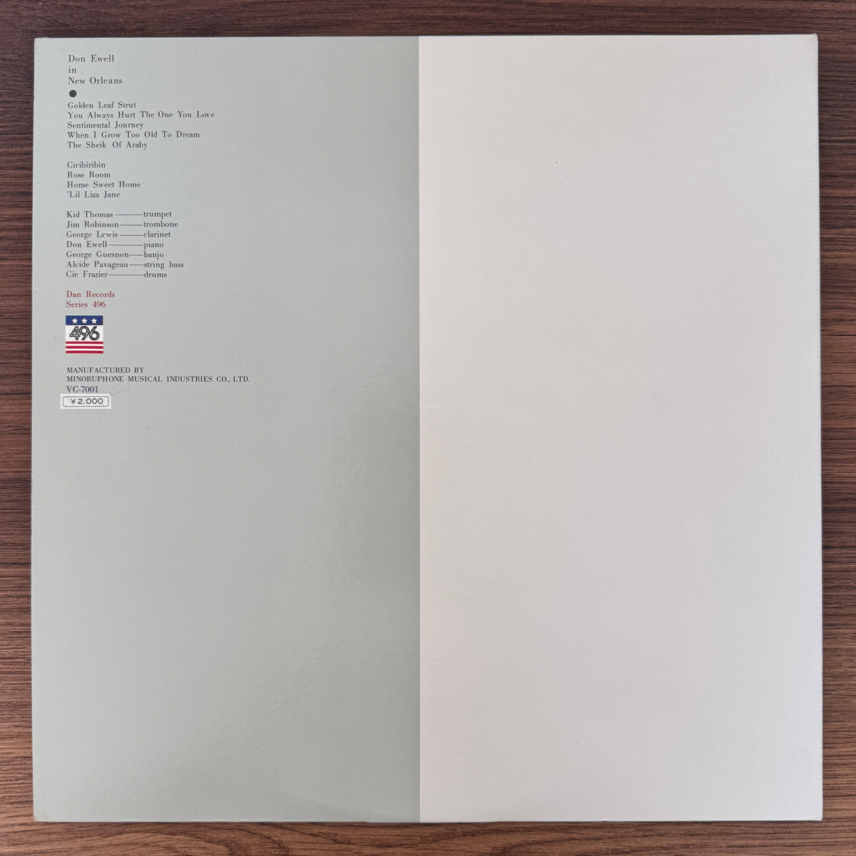 Don Ewell – Don Ewell In New Orleans Japan Vinyl