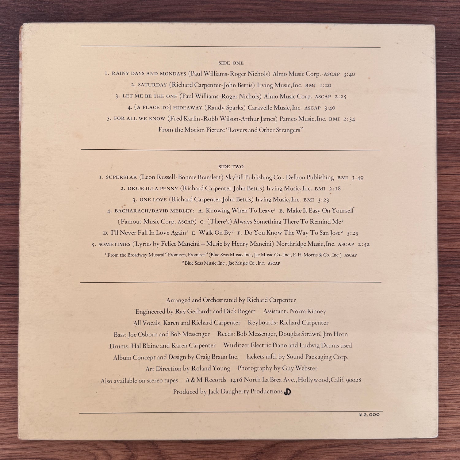 Carpenters – Carpenters
