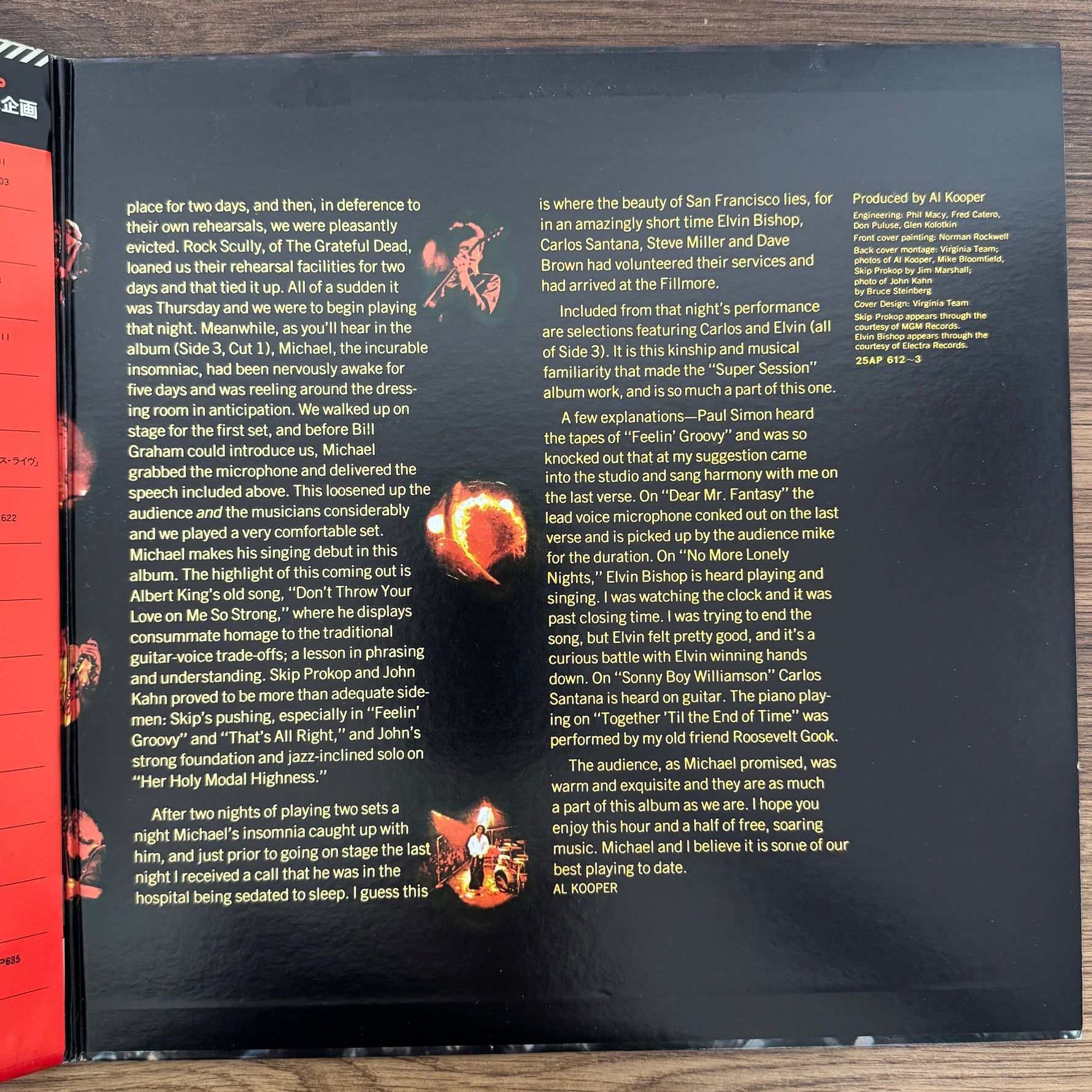 Mike Bloomfield And Al Kooper – The Live Adventures Of Mike Bloomfield And Al Kooper Japan Vinyl