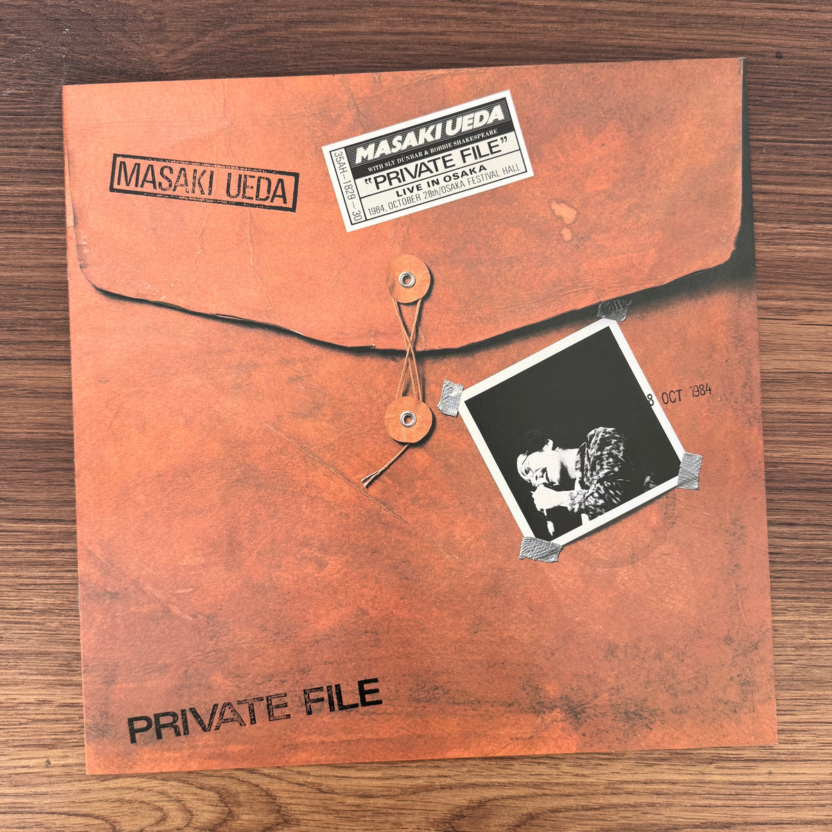 Masaki Ueda With Sly & Robbie – Private File (Live In Osaka) Japan Vinyl