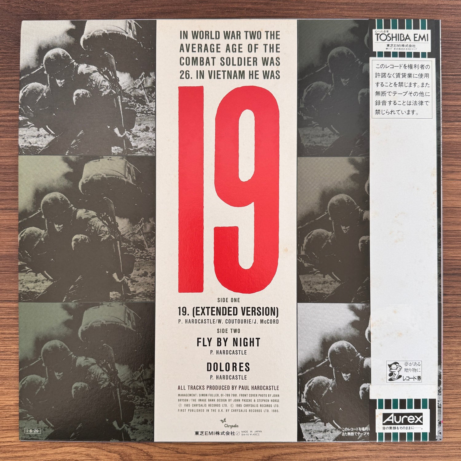 Paul Hardcastle – 19 (Extended Version) Japan Vinyl