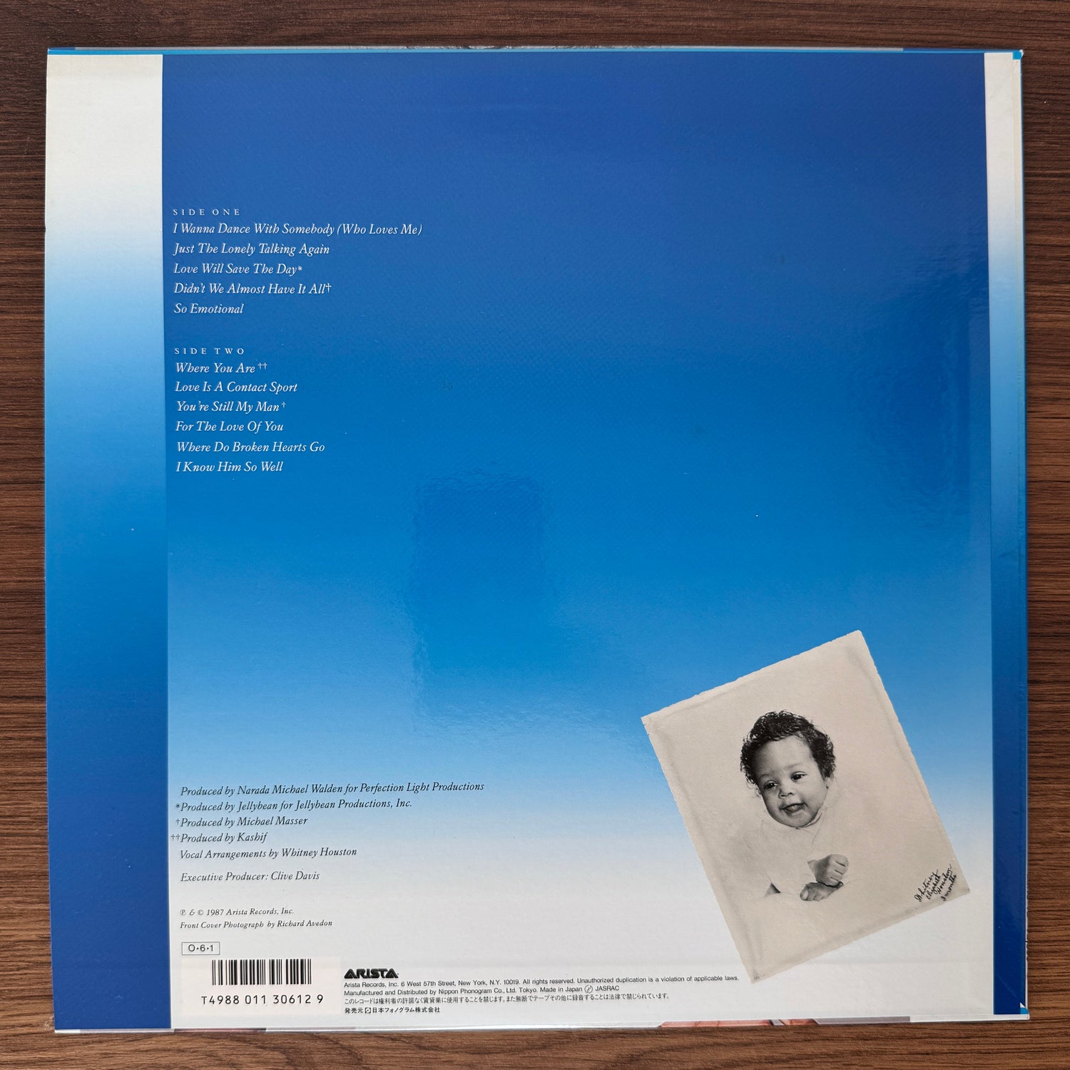 Whitney Houston – Whitney Japan Vinyl
