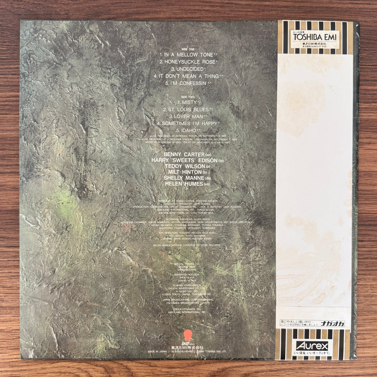 Aurex Jazz Festival '80 - Gentlemen Of Swing Japan Vinyl