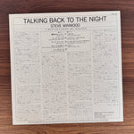 Steve Winwood – Talking Back To The Night Japan Vinyl