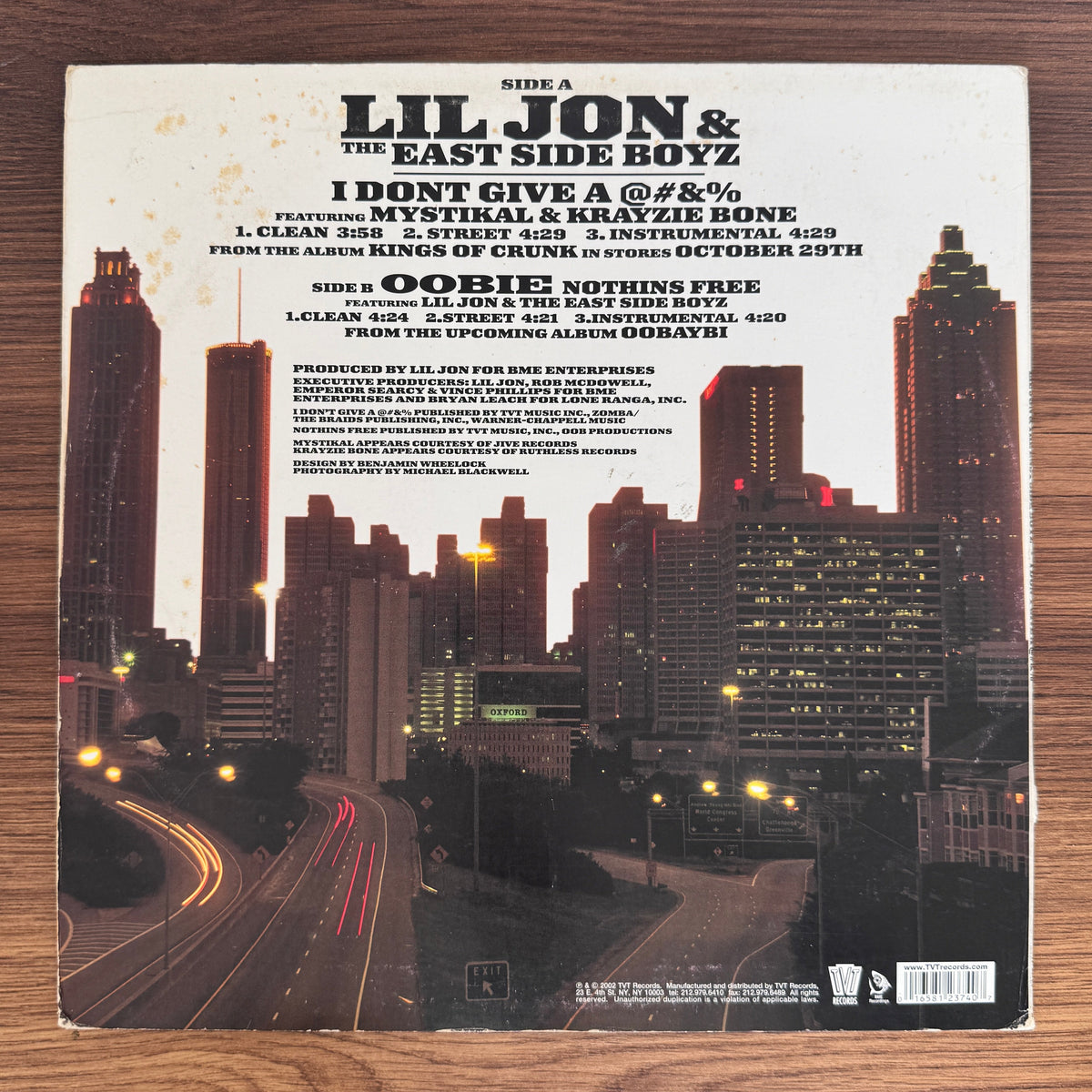 Lil Jon & The East Side Boyz – I Don't Give A Japan Vinyl