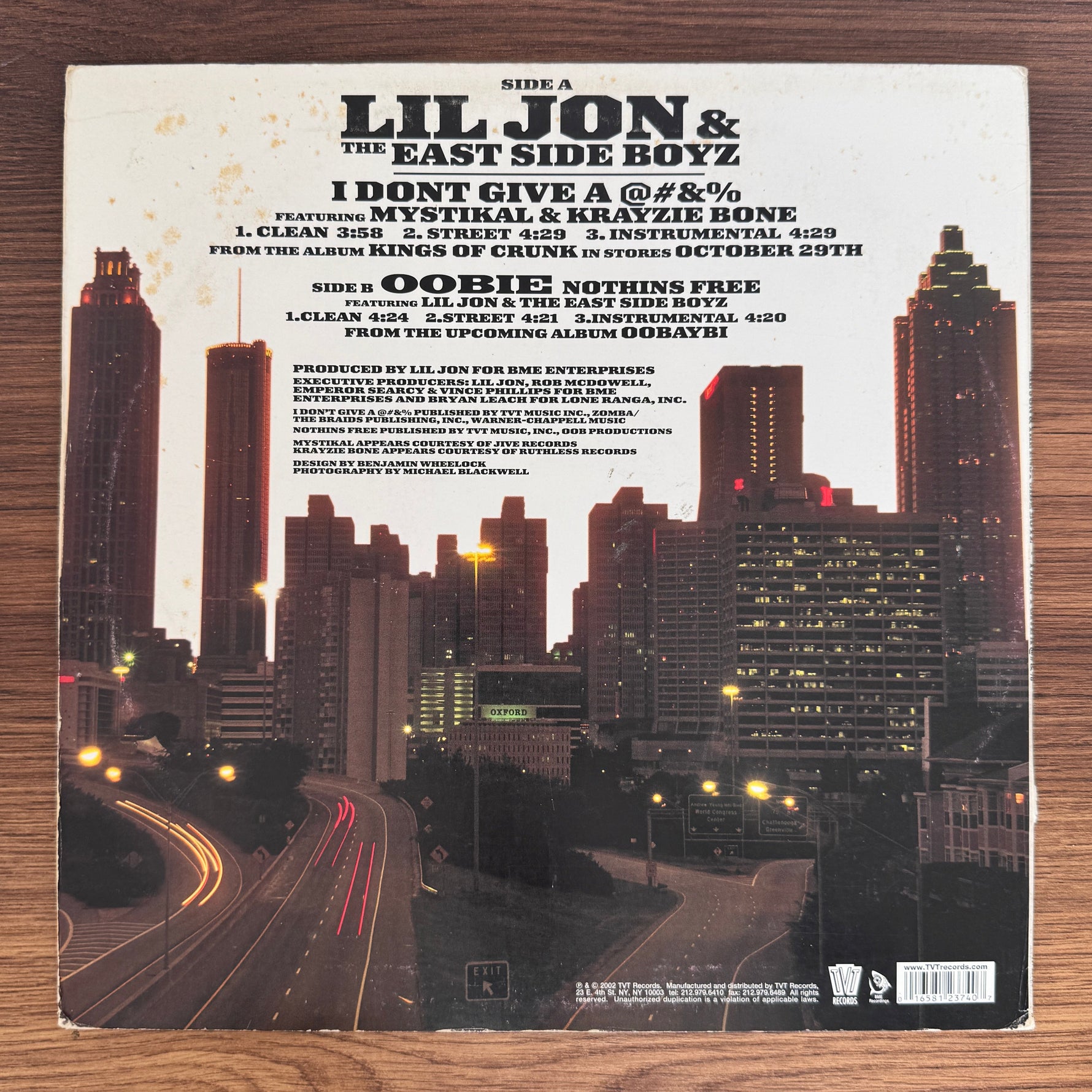 Lil Jon & The East Side Boyz – I Don't Give A Japan Vinyl