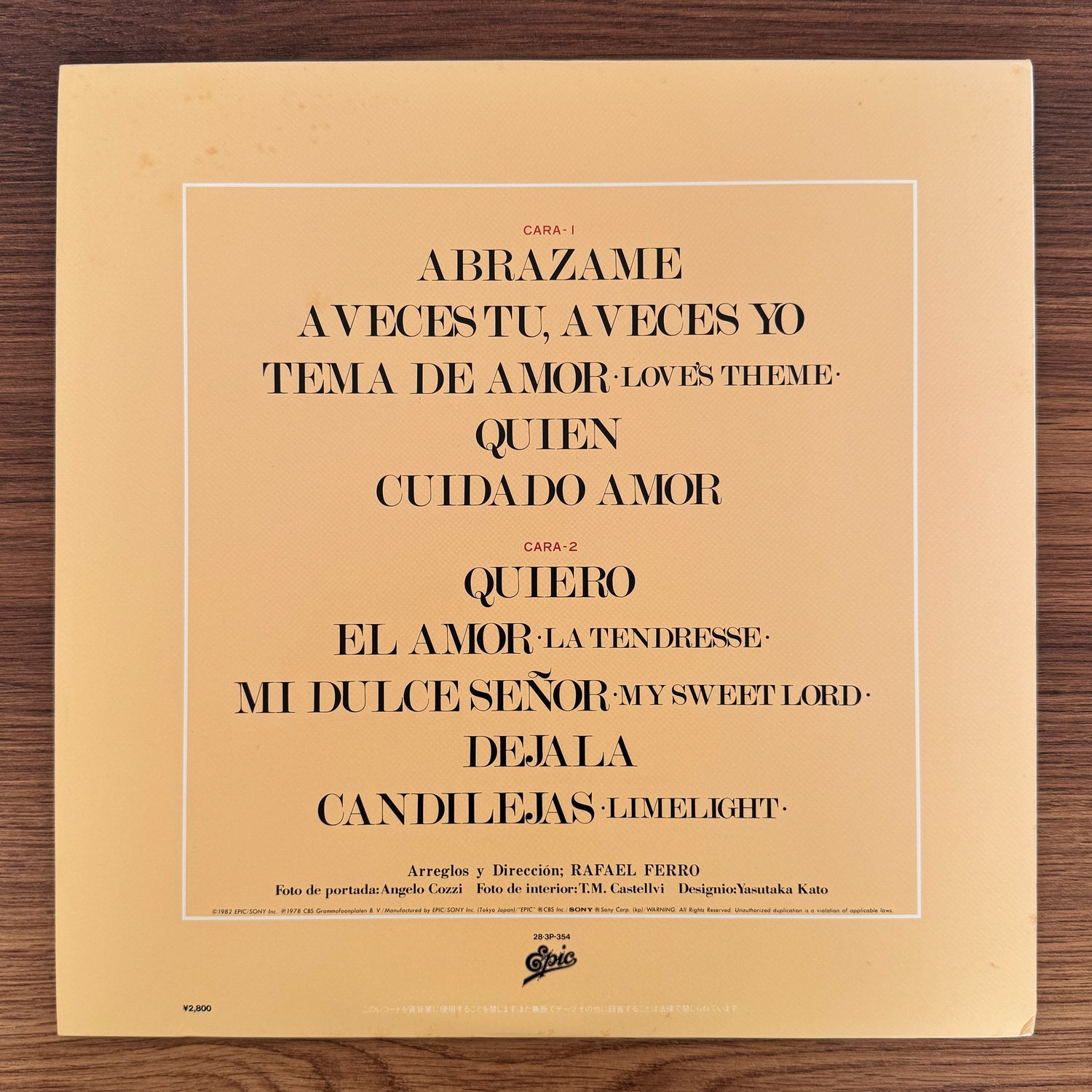 Julio Iglesias – El Amor