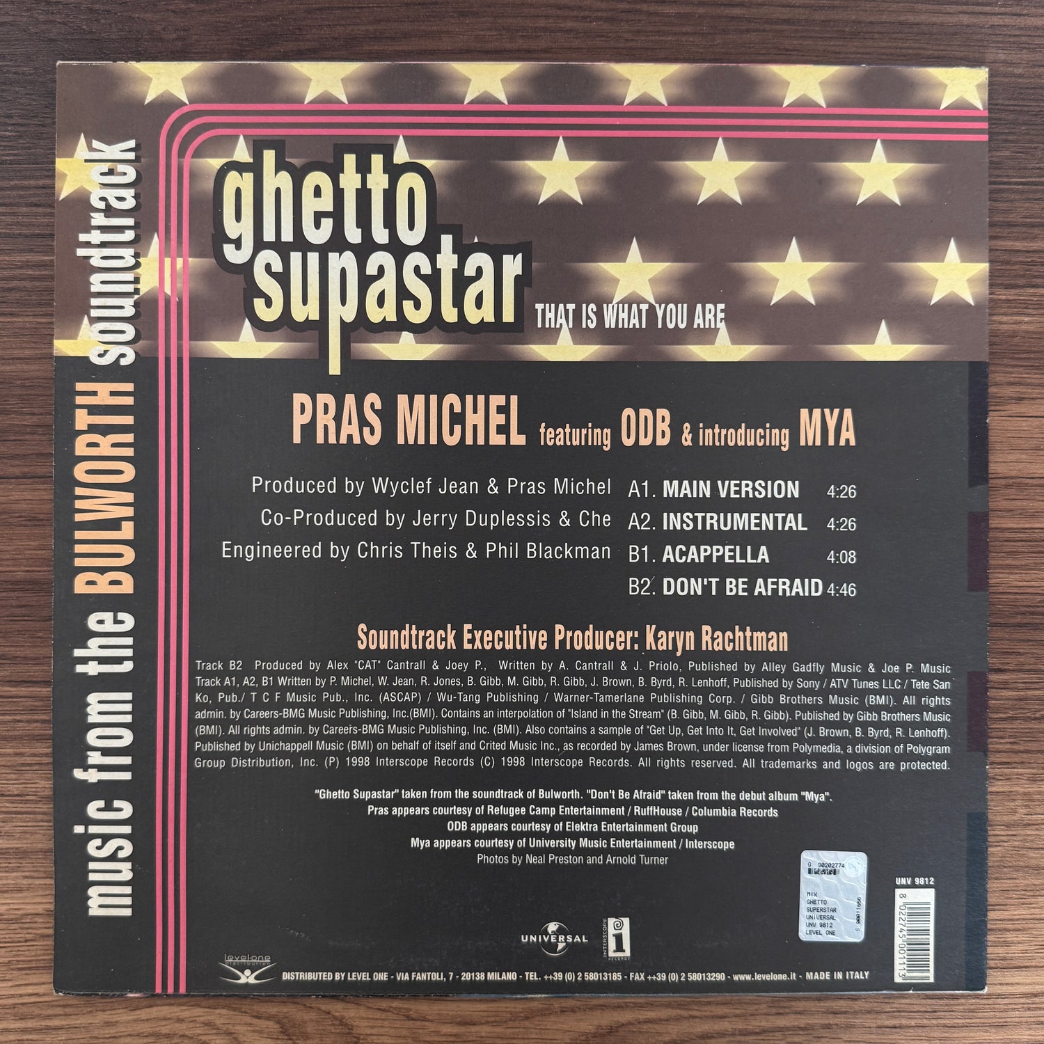 Pras Michel Featuring ODB & Introducing Mya – Ghetto Supastar (That Is What You Are)