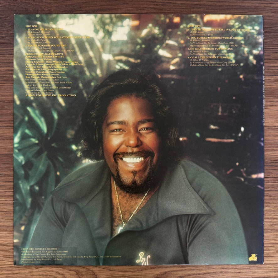 Barry White – Barry White Sings For Someone You Love