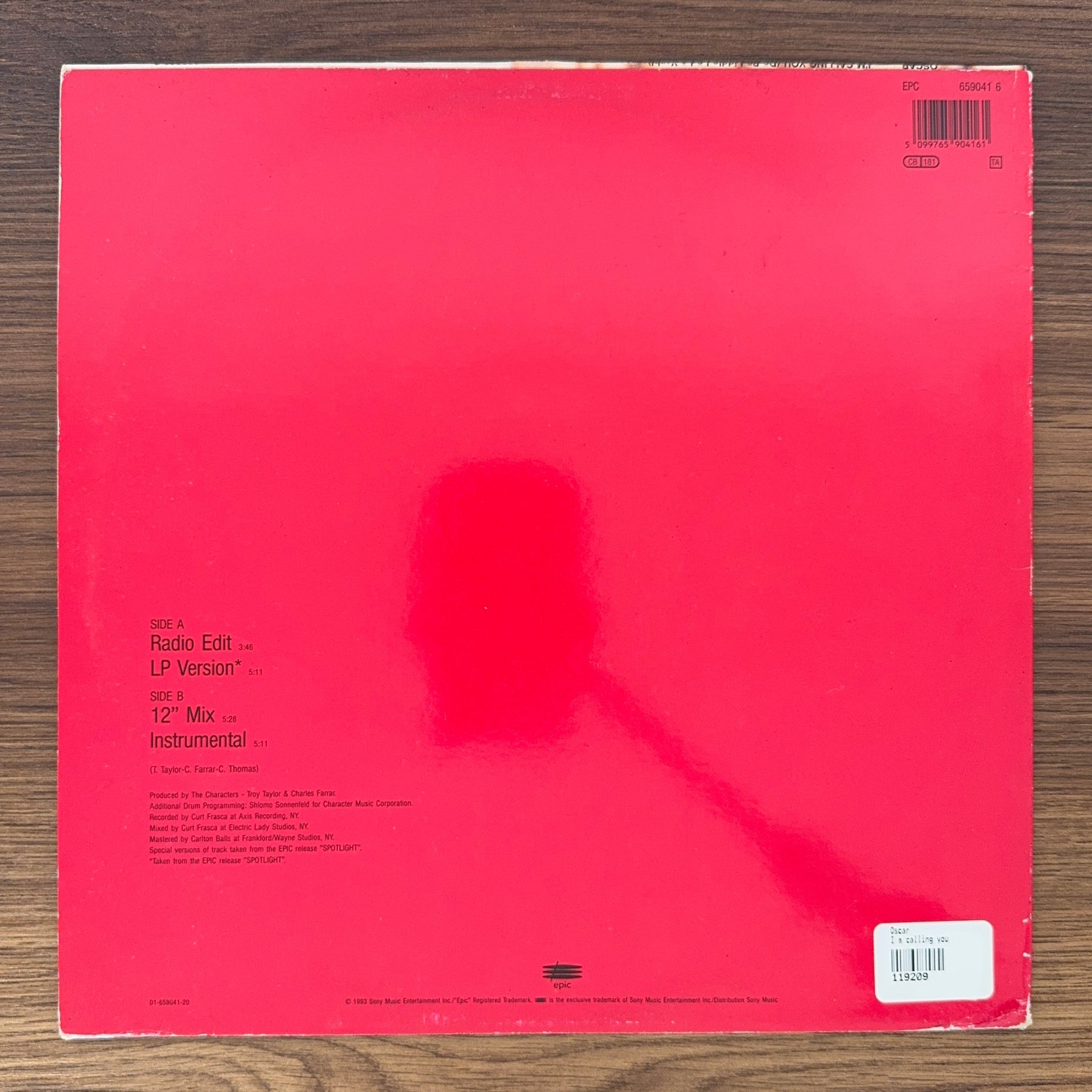 Oscar – I'm Calling You (Do-Po-Liddle-Lo-Le Yeah!) Japan Vinyl