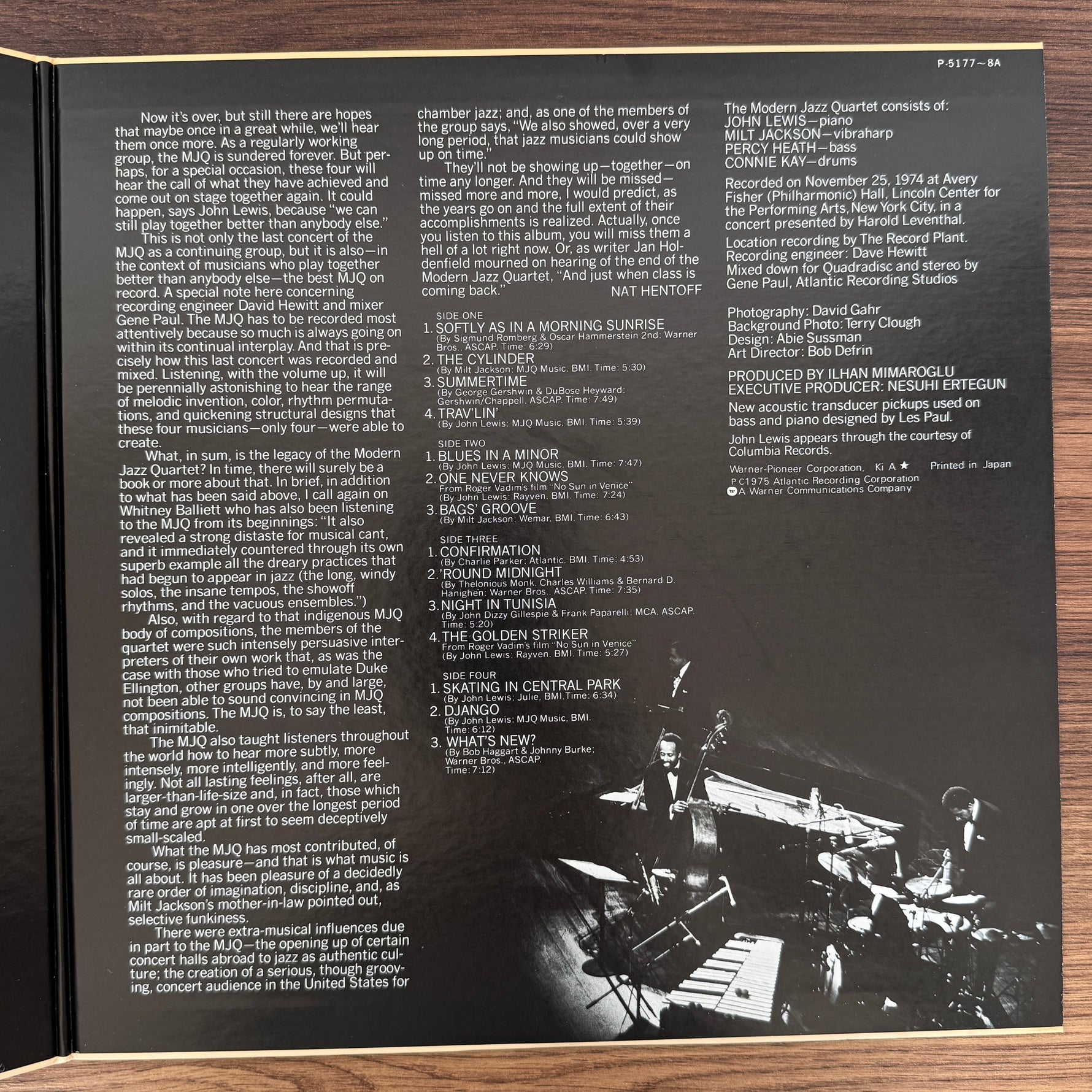 The Modern Jazz Quartet – The Last Concert Japan Vinyl