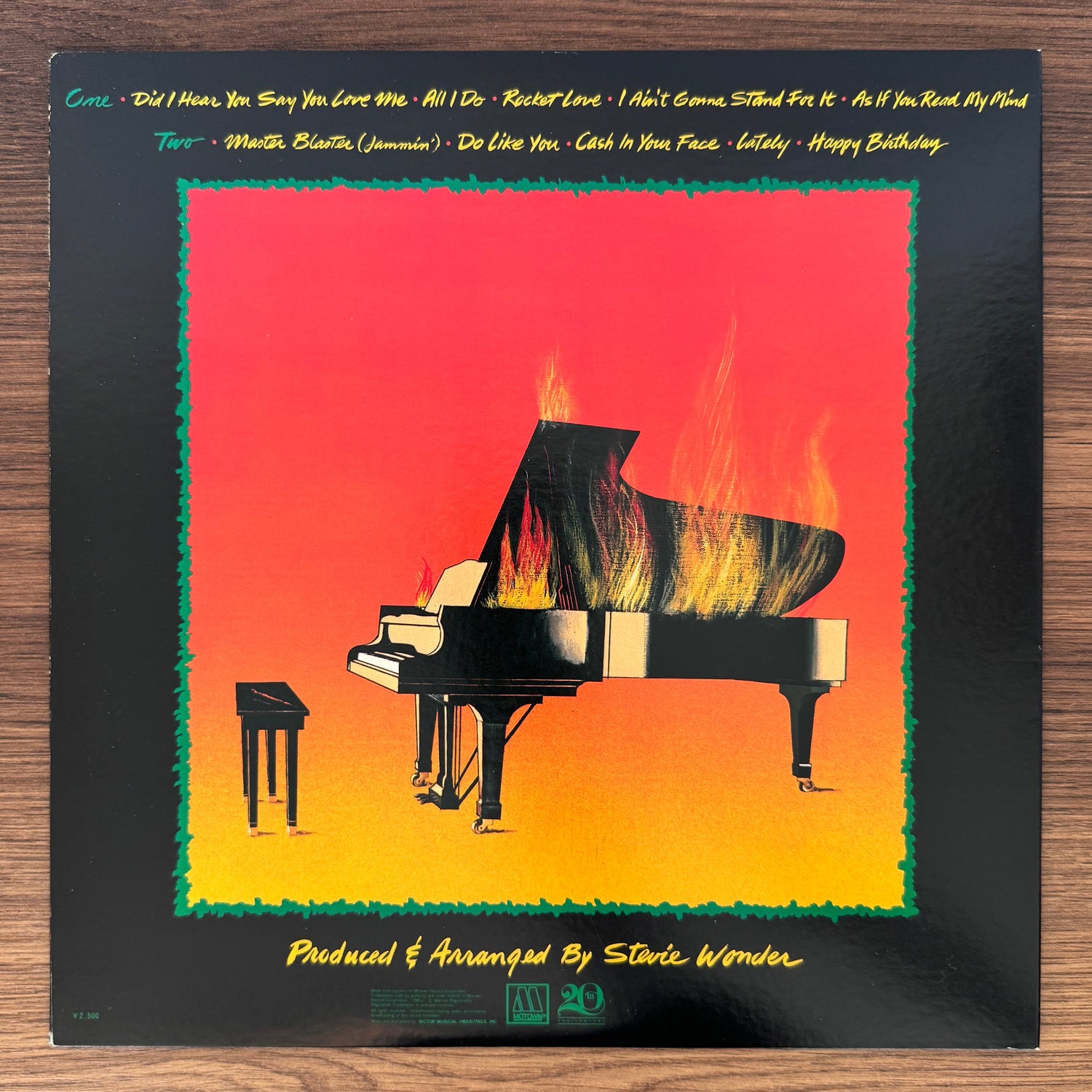 Stevie Wonder – Hotter Than July Japan Vinyl