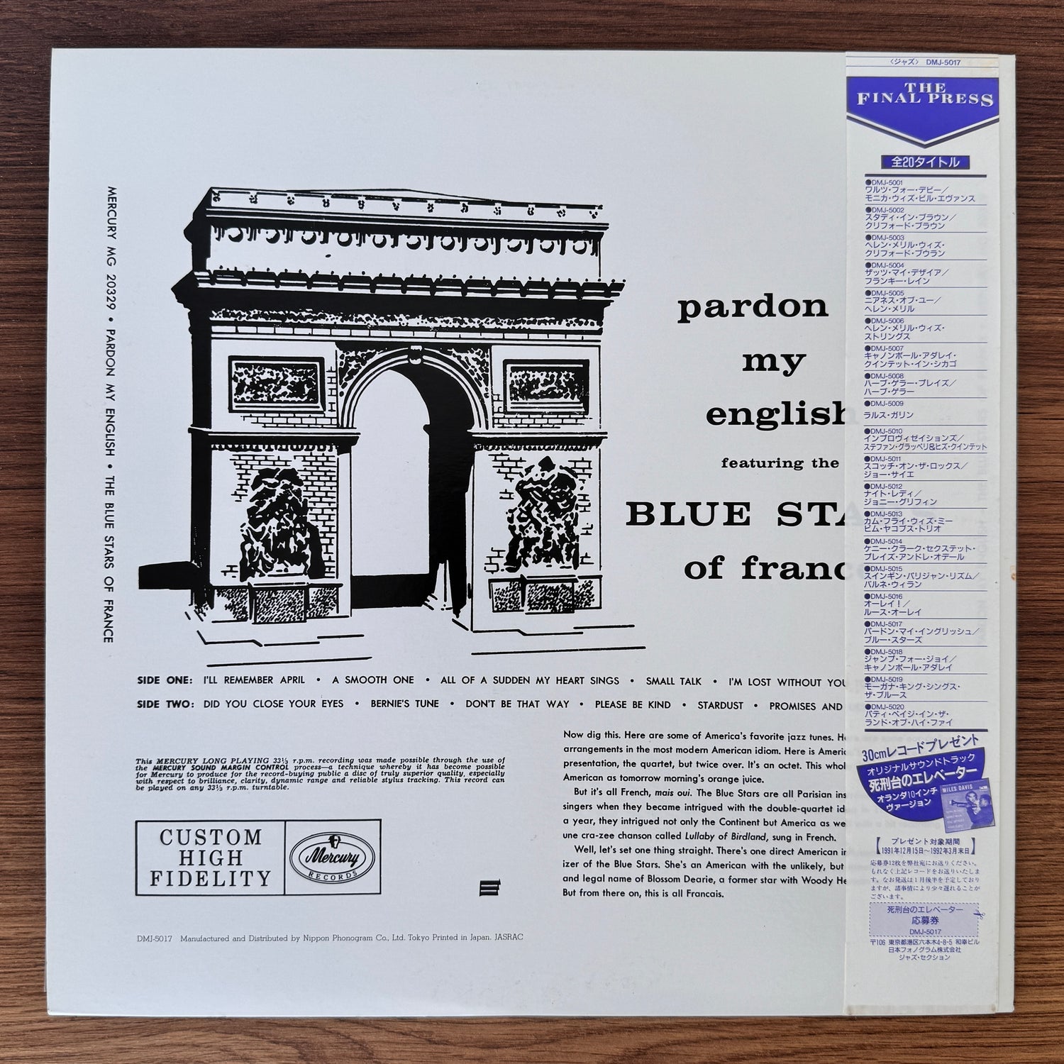 Blue Stars Of France – Pardon My English