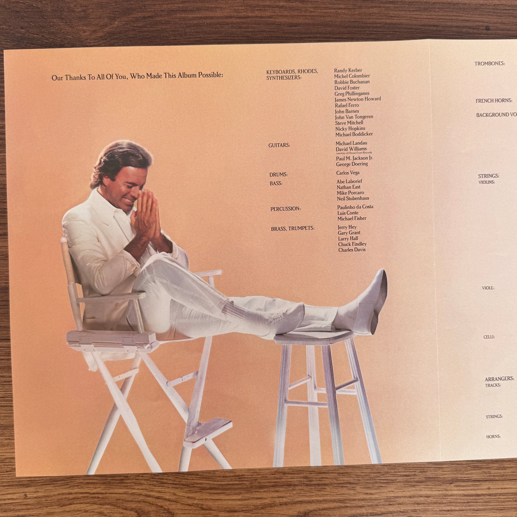Julio Iglesias – 1100 Bel Air Place Japan Vinyl