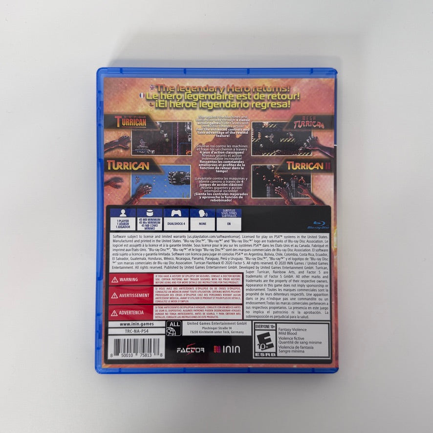 Turrican Flashback | Playstation 4