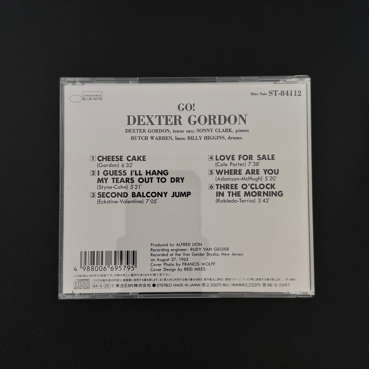 Dexter Gordon – Go! CD Japan Vinyl