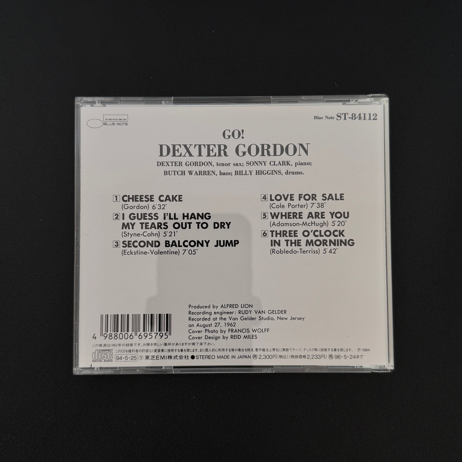 Dexter Gordon – Go! CD Japan Vinyl