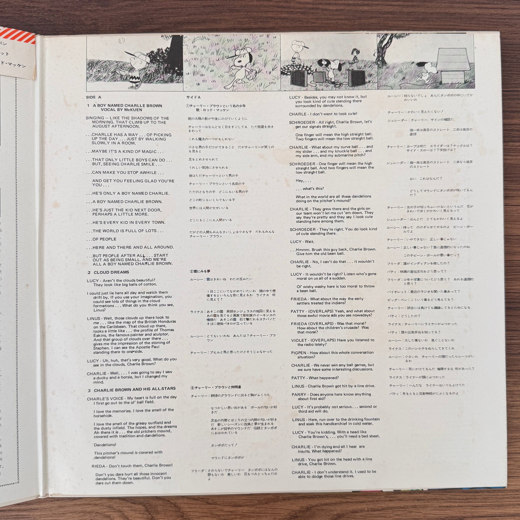 Rod McKuen, Vince Guaraldi, John Scott Trotter – Selections From The Soundtrack "A Boy Named Charlie Brown" Japan Vinyl