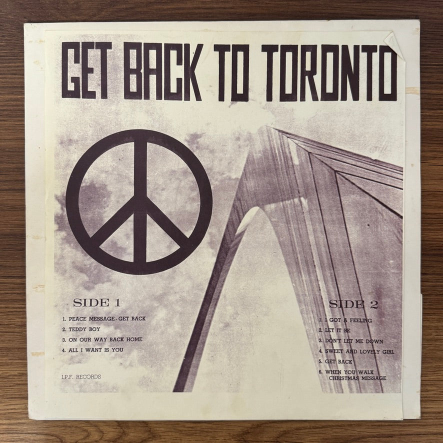 The Beatles – Get Back To Toronto