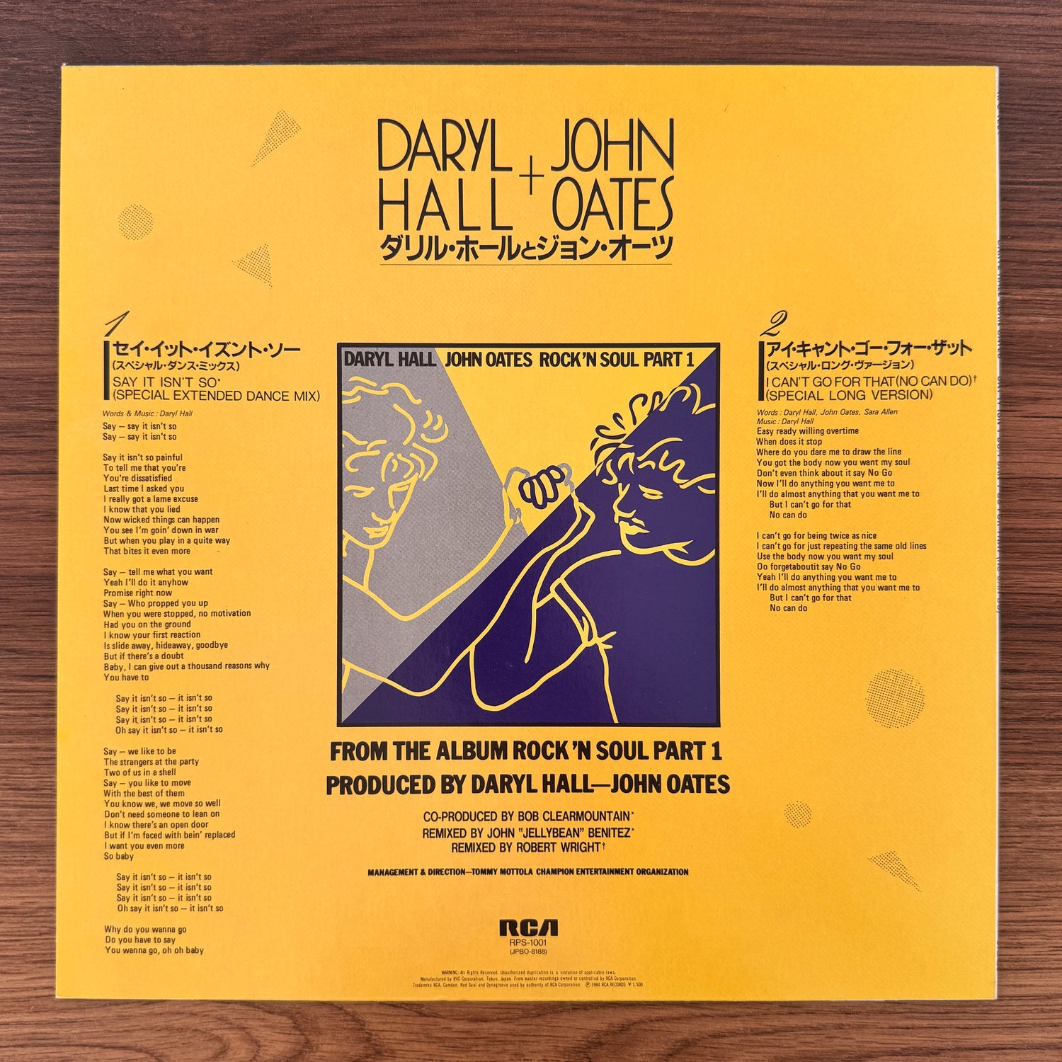 Daryl Hall - John Oates – Say It Isn't So / I Can't Go For That