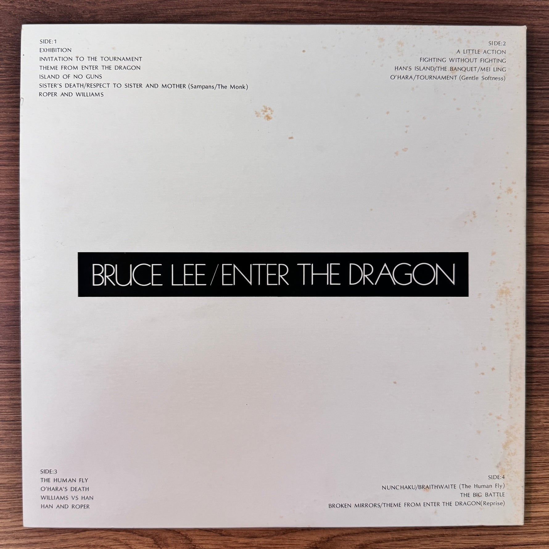 Lalo Schifrin – Enter The Dragon Original Soundtrack Japan Vinyl