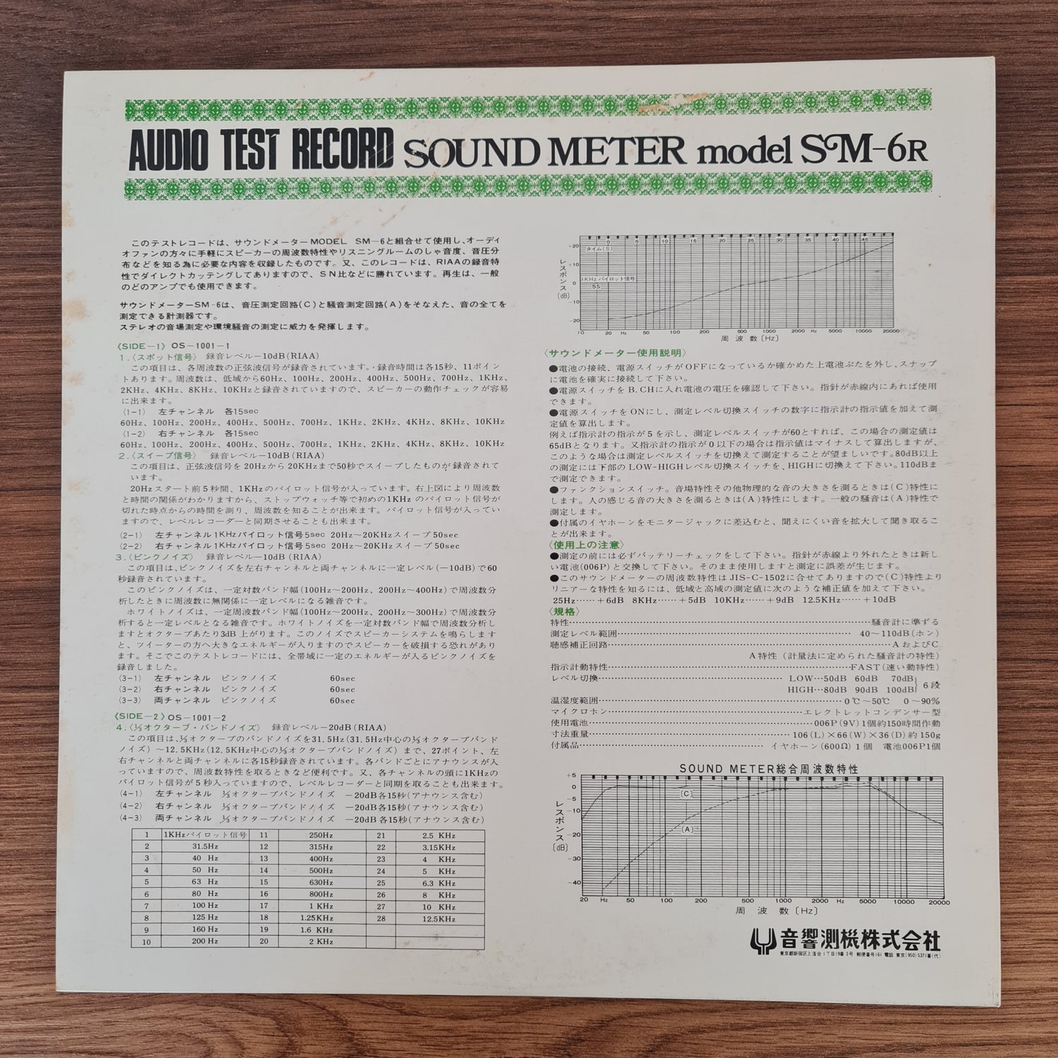 Audıo Test Record