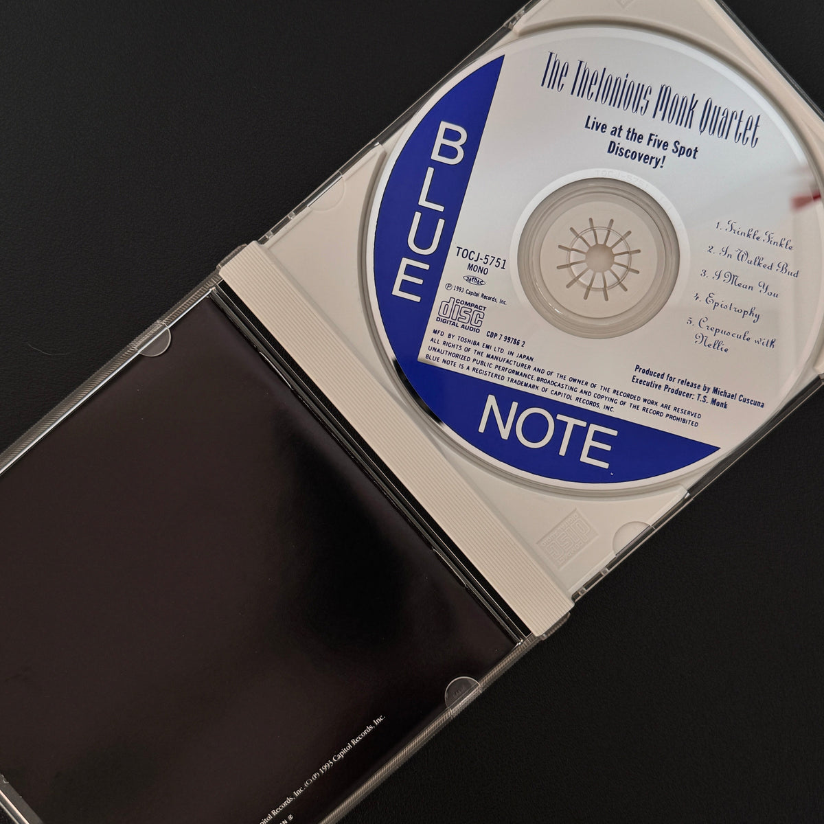 The Thelonious Monk Quartet Featuring John Coltrane – Live At The Five Spot Discovery! CD Japan Vinyl