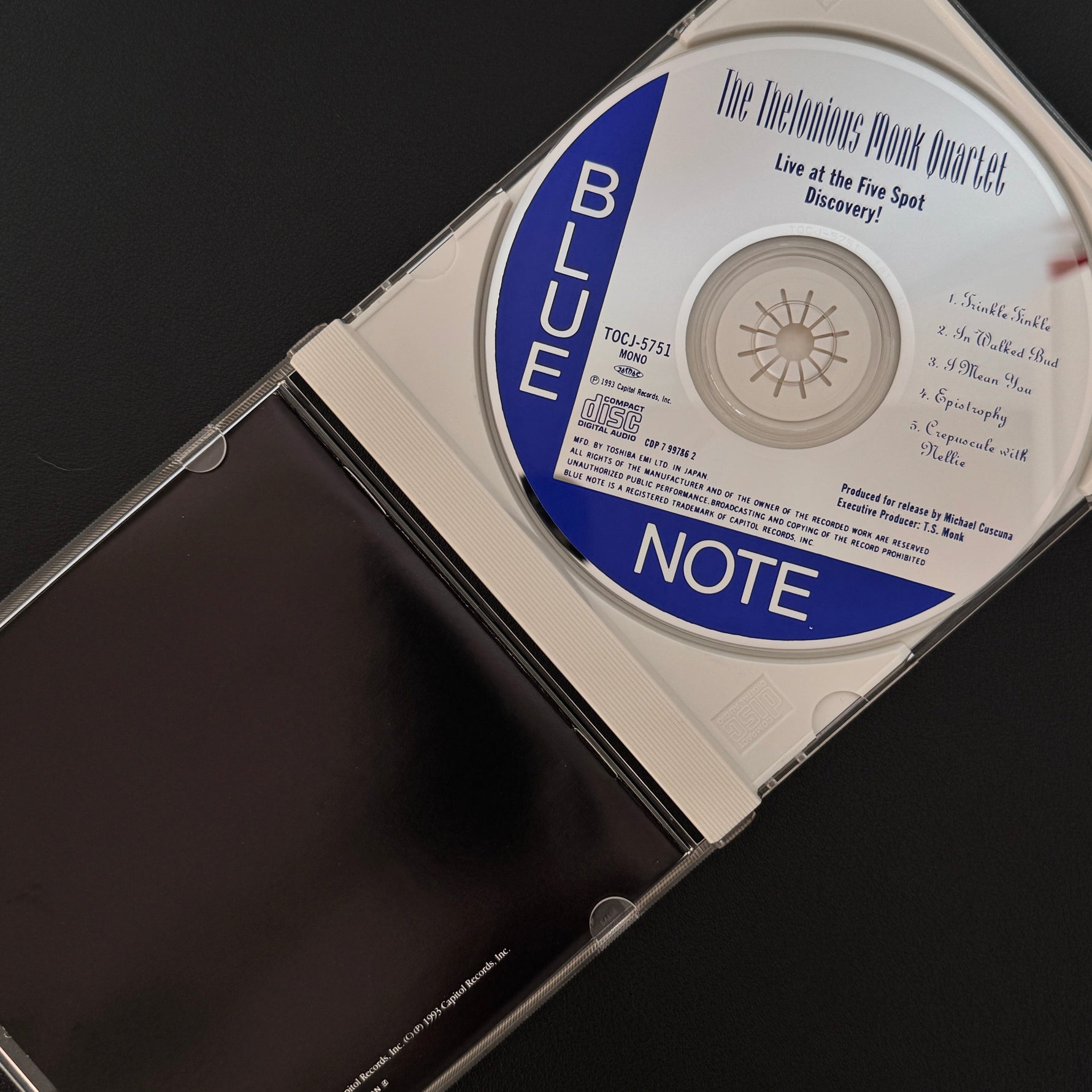 The Thelonious Monk Quartet Featuring John Coltrane – Live At The Five Spot Discovery! CD Japan Vinyl