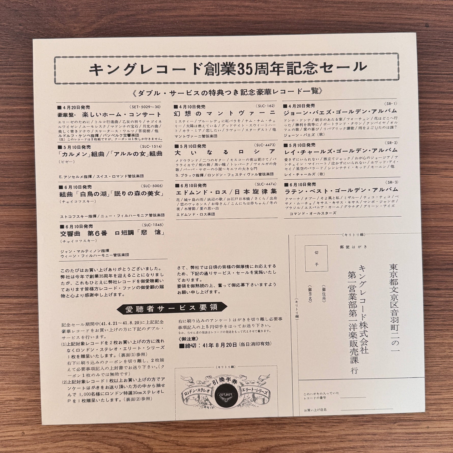 Ray Charles – Golden Album Japan Vinyl