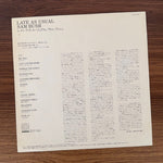Sam Bush – Late As Usual Japan Vinyl