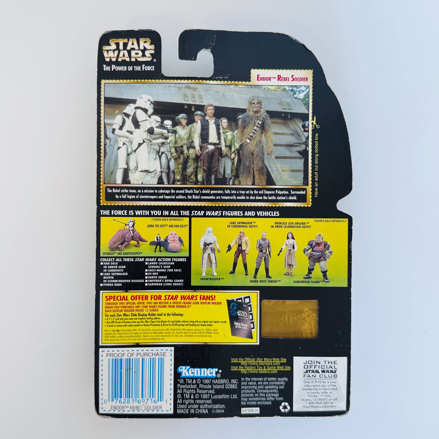 Endor Rebel Soldier Figure | Star Wars The Power of the Force
