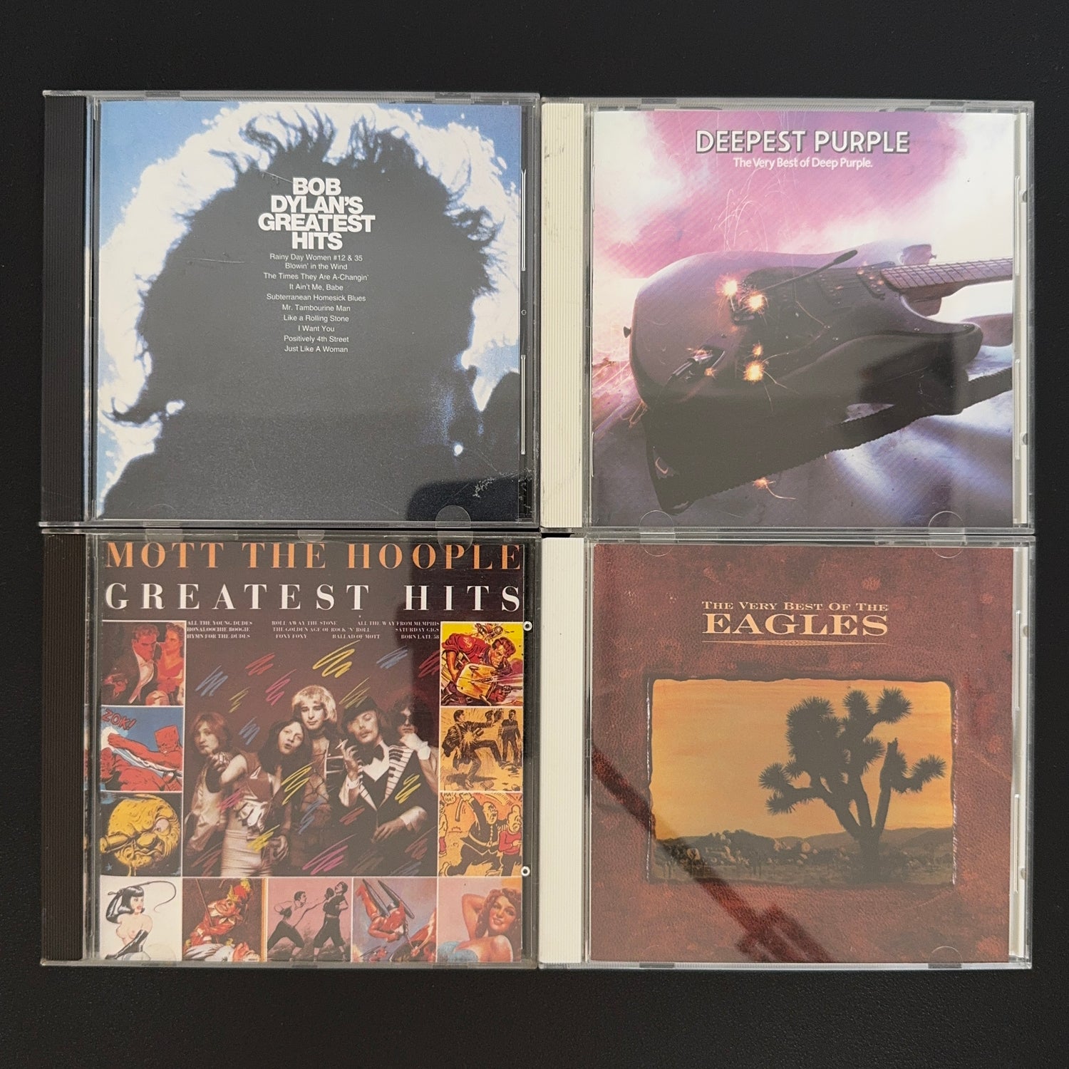Bob Dylan & Deep Purple & Eagles Best Of CD Lotu (4 Adet)