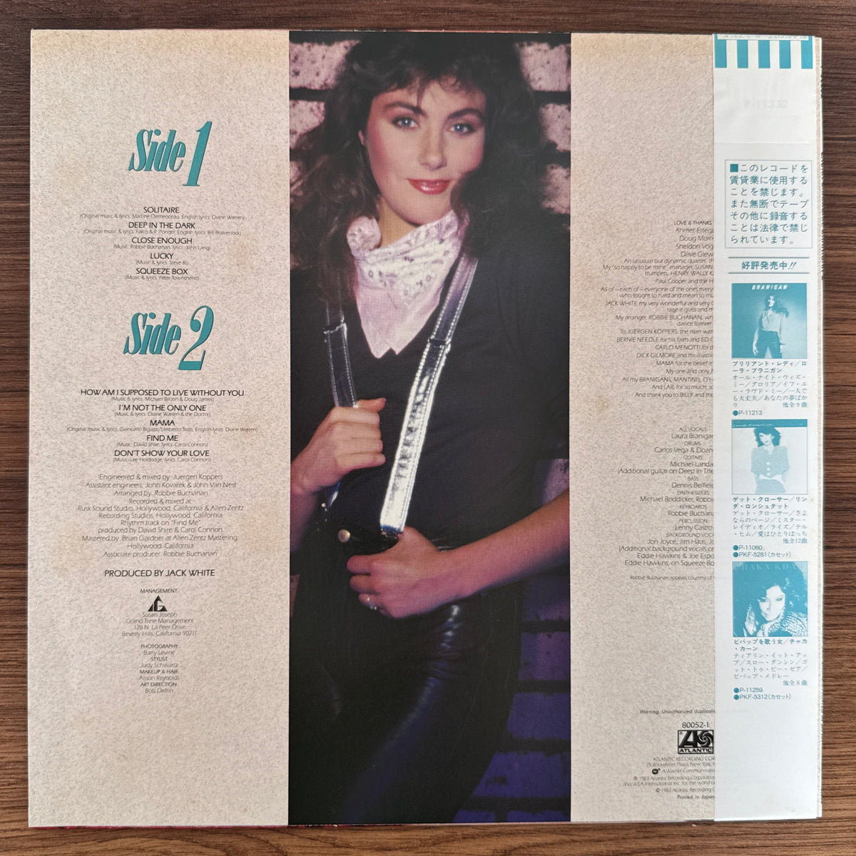 Laura Branigan – Branigan 2 Japan Vinyl