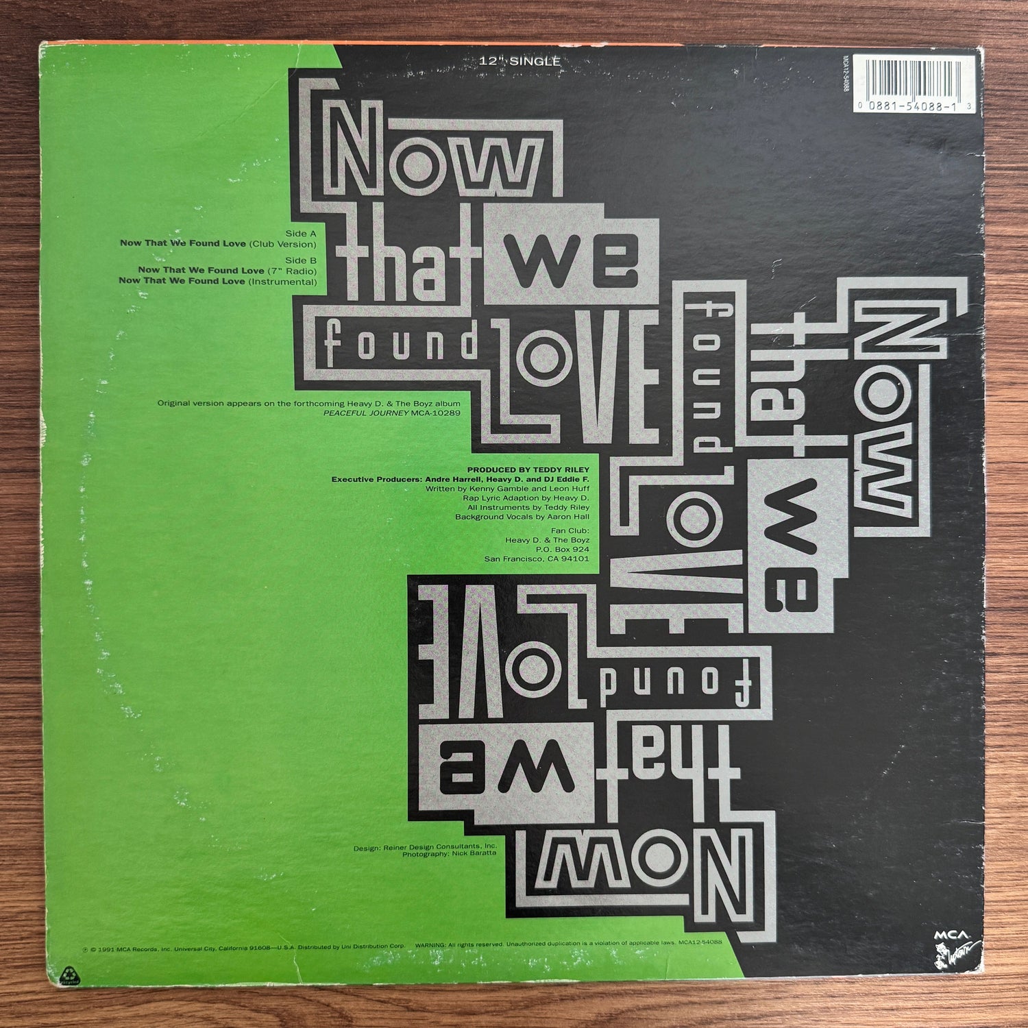 Heavy D. & The Boyz – Now That We Found Love Japan Vinyl