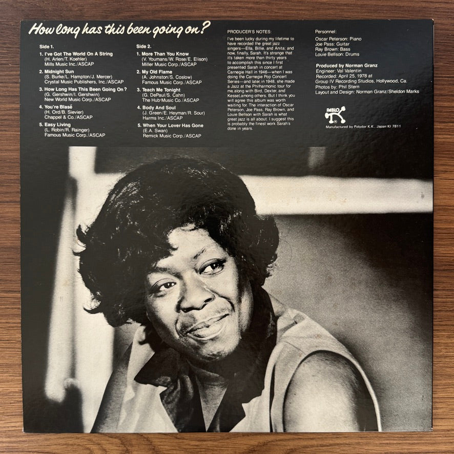 Sarah Vaughan – How Long Has This Been Going On?