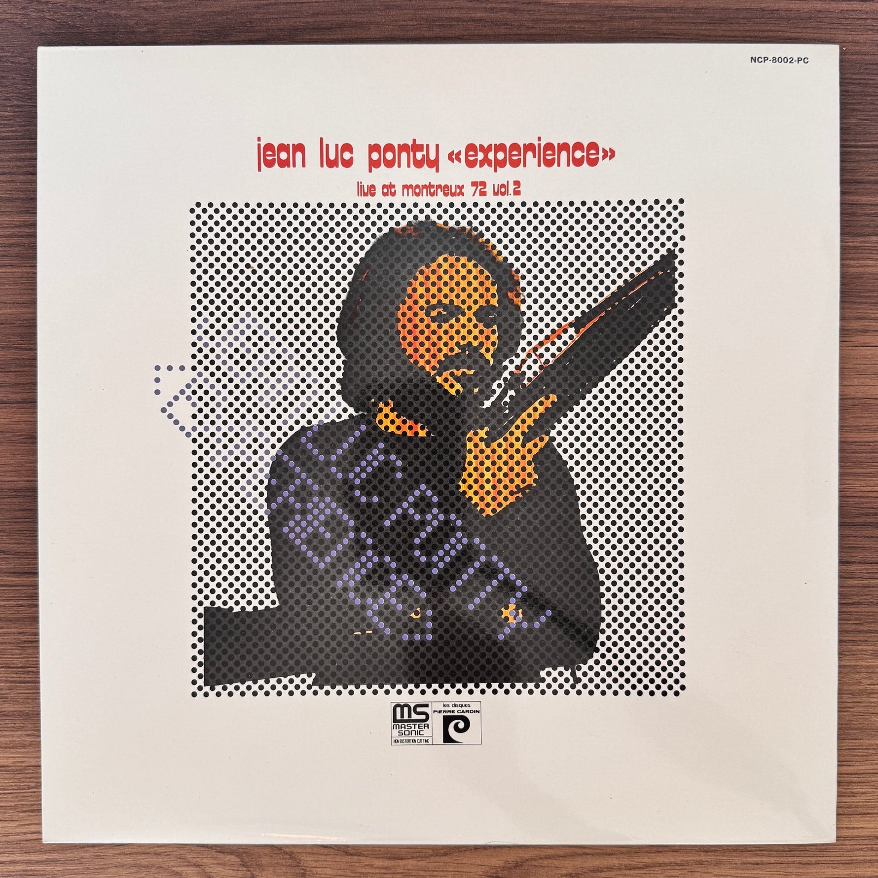 Pierre Cardin Présente Jean-Luc Ponty "Experience" – Live At Montreux 72 Japan Vinyl