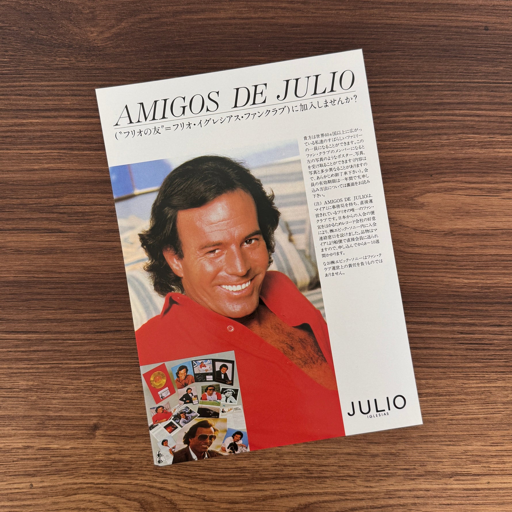 Julio Iglesias – 1100 Bel Air Place Japan Vinyl