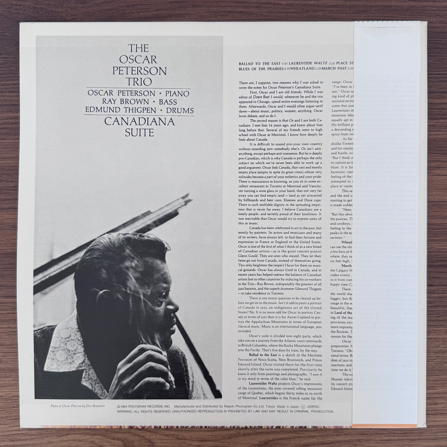 Oscar Peterson Trio – Canadiana Suite