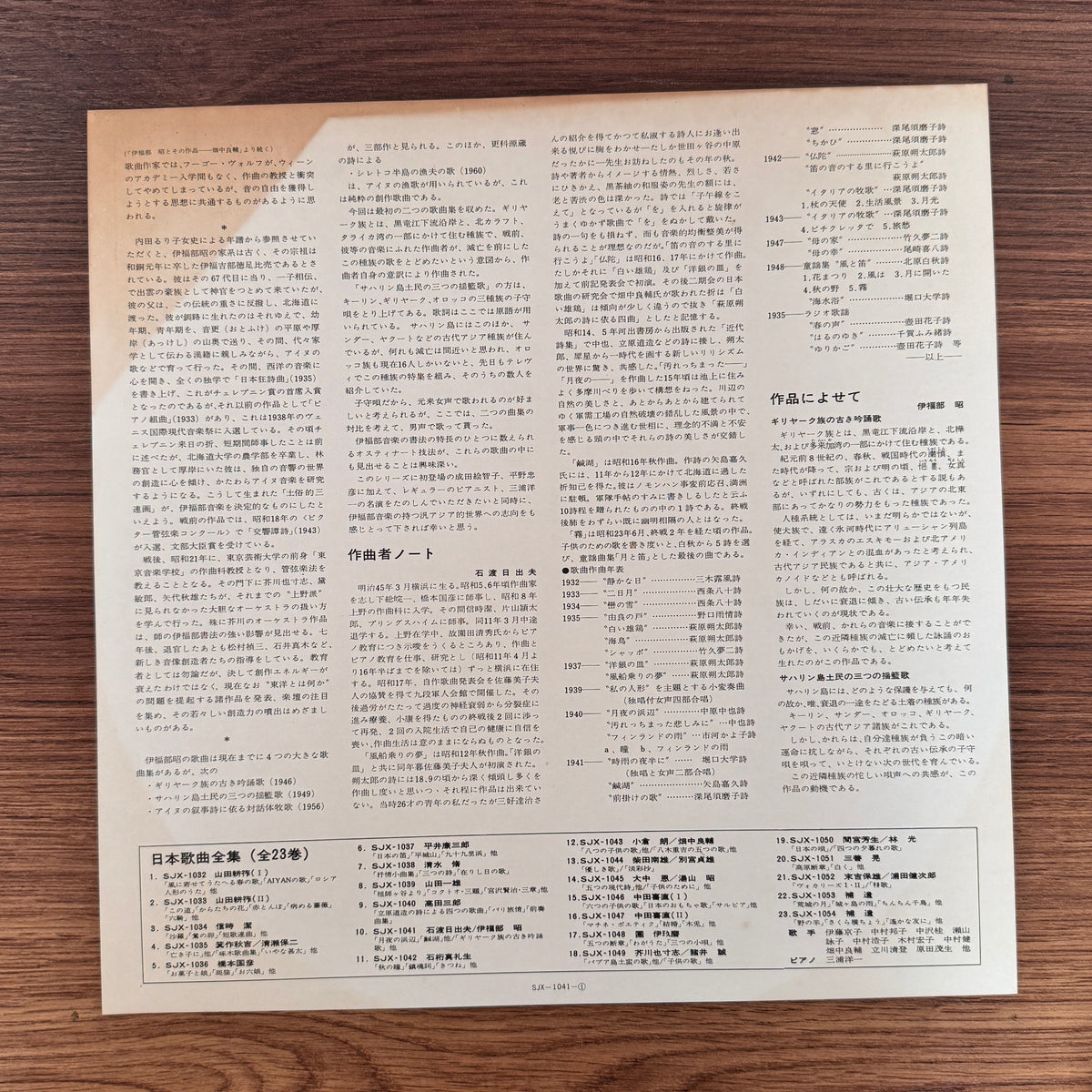 Hideo Ishiwata – Akira Ifukube Collection Japan Vinyl