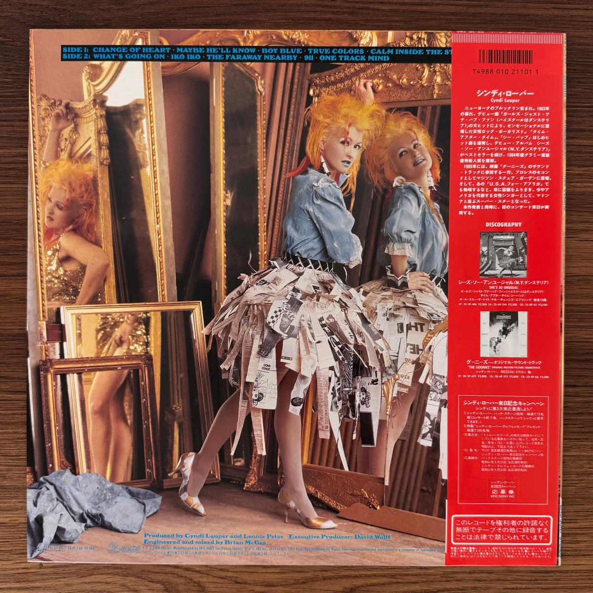 Cyndi Lauper – True Colors Japan Vinyl