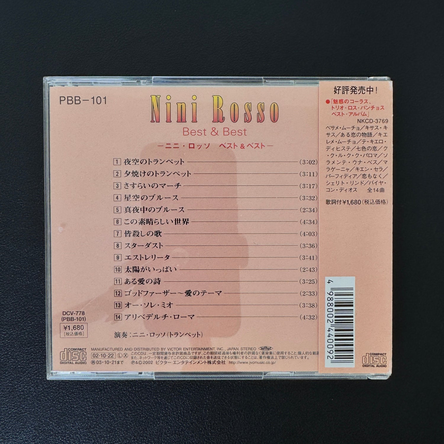 Nini Rosso – Best & Best CD Japan Vinyl