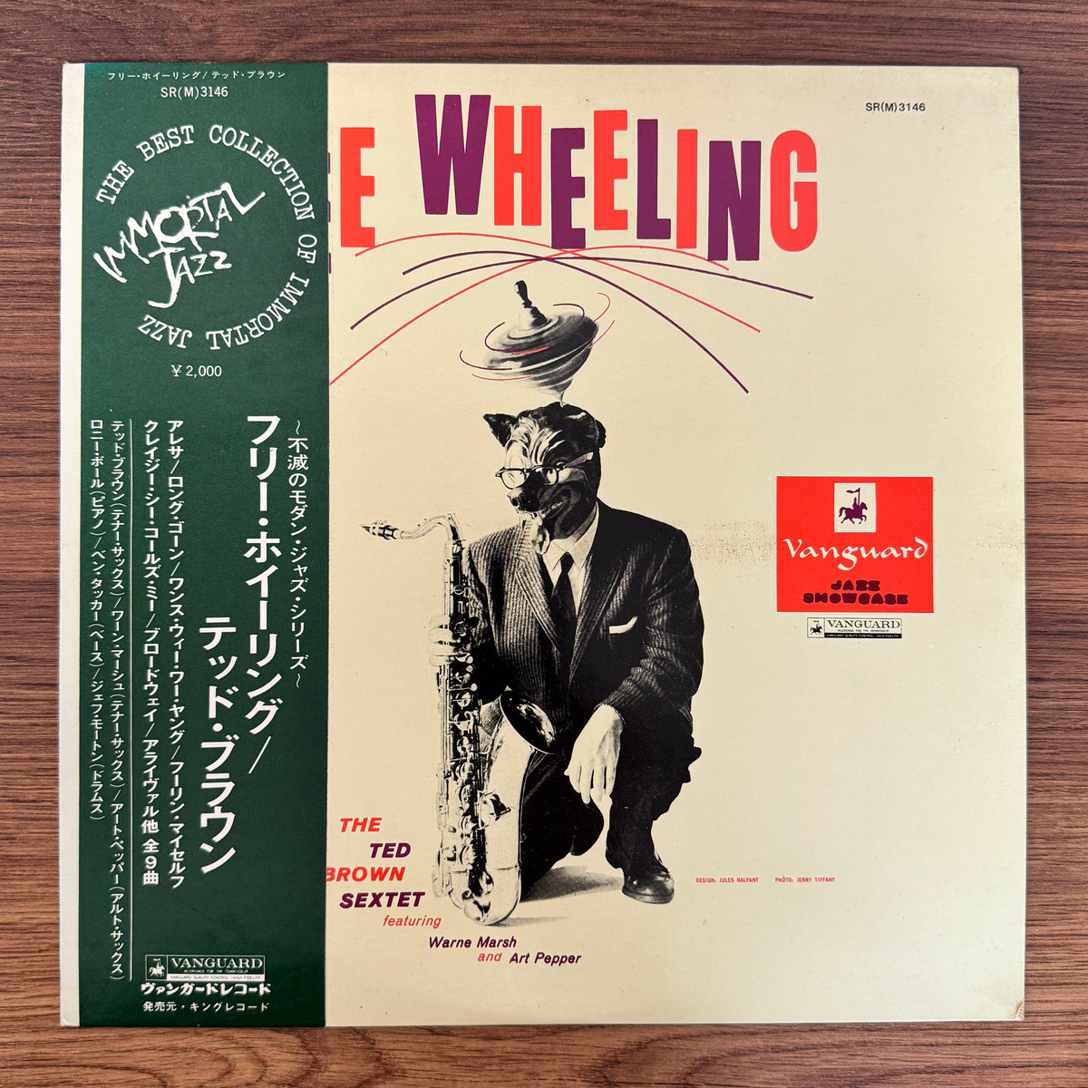 Ted Brown Sextet Featuring Warne Marsh And Art Pepper – Free Wheeling Only Japan Vinyl