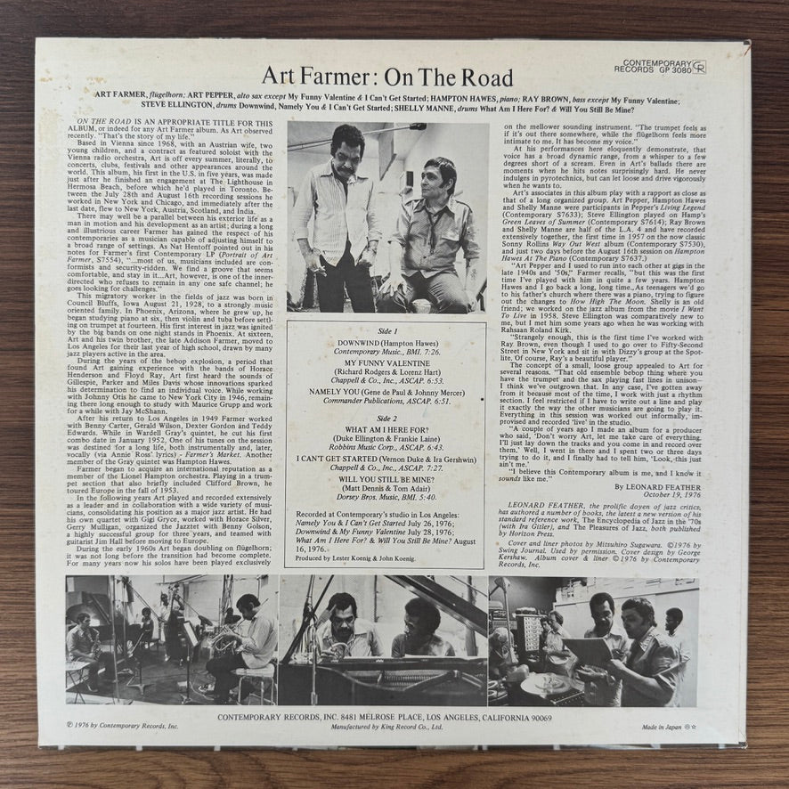 Art Farmer – On The Road