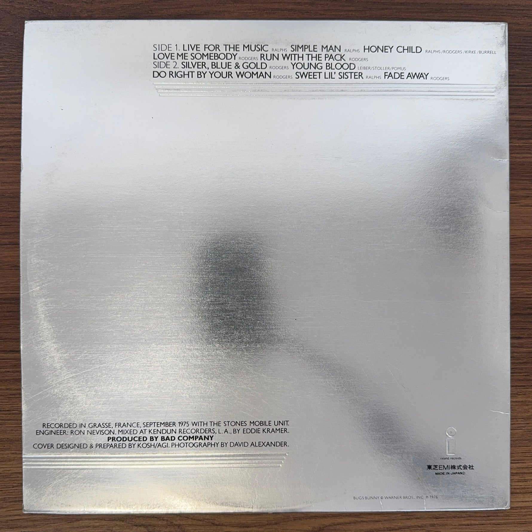 Bad Company – Run With The Pack Japan Vinyl